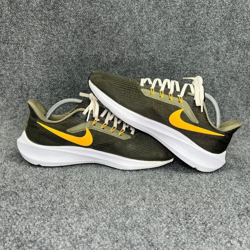 Nike Air Zoom‎ Pegasus 39 Shoes Men's 8.5 Sequoia Green University Gold Athletic